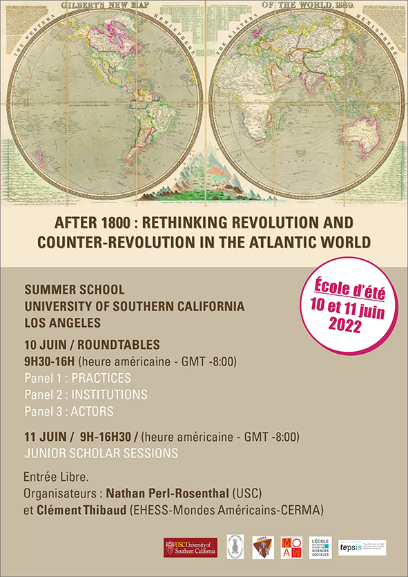 École d'été - After 1800: Rethinking Revolution and Counter-Revolution in the Atlantic World